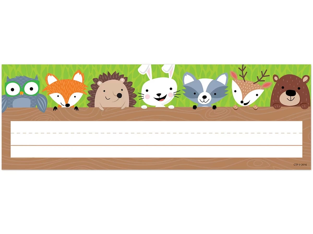 Woodland Friends Nameplates - US 1701