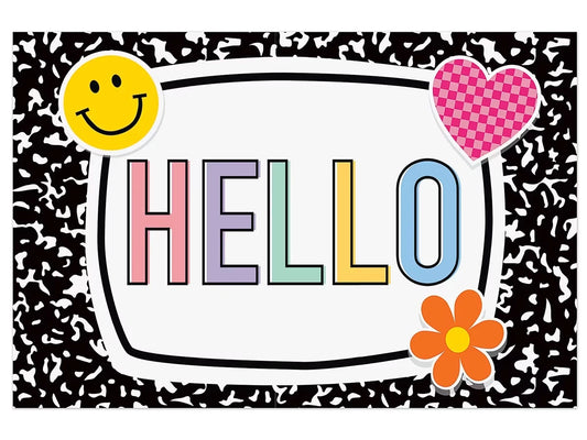 Cool for School Hello Postcards - US 2777