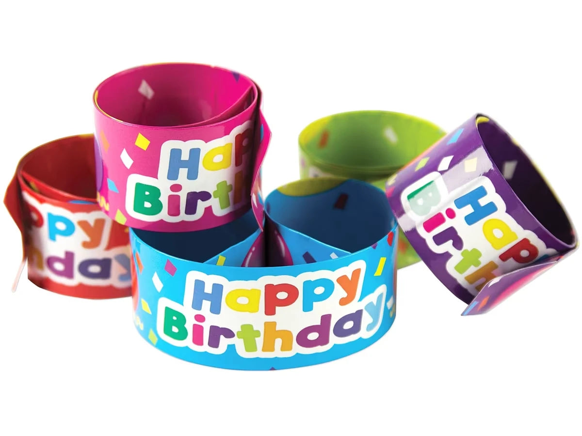 Birthday Slap Bracelets - US 7173