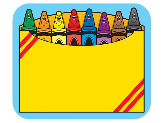 Crayon Box Name Tags - US 8368