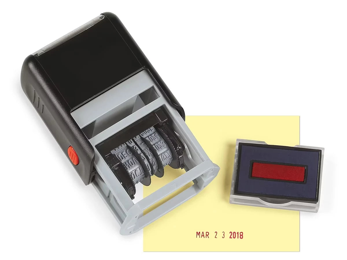 Self-Inking Date Text Stamp - US 3643