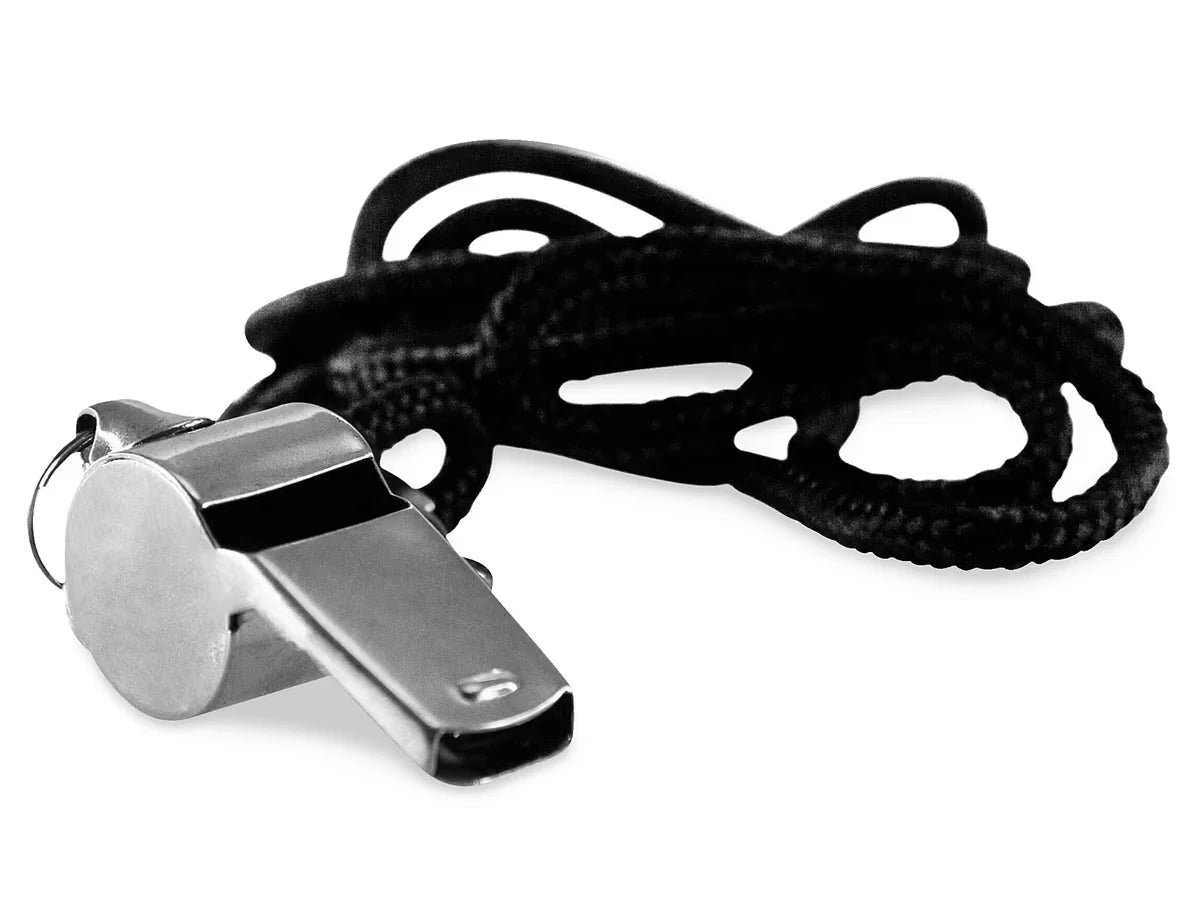 Metal Whistle & Lanyard - US 7530