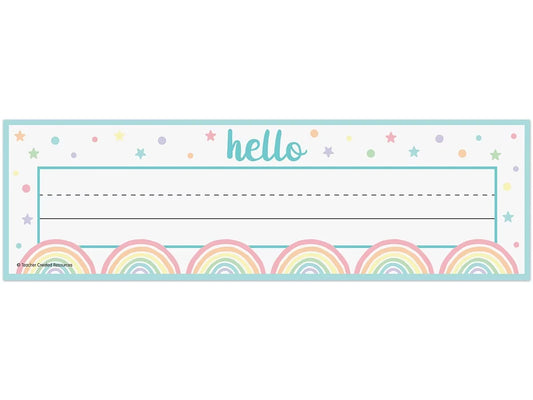 Pastel Pop Nameplates - US 6628