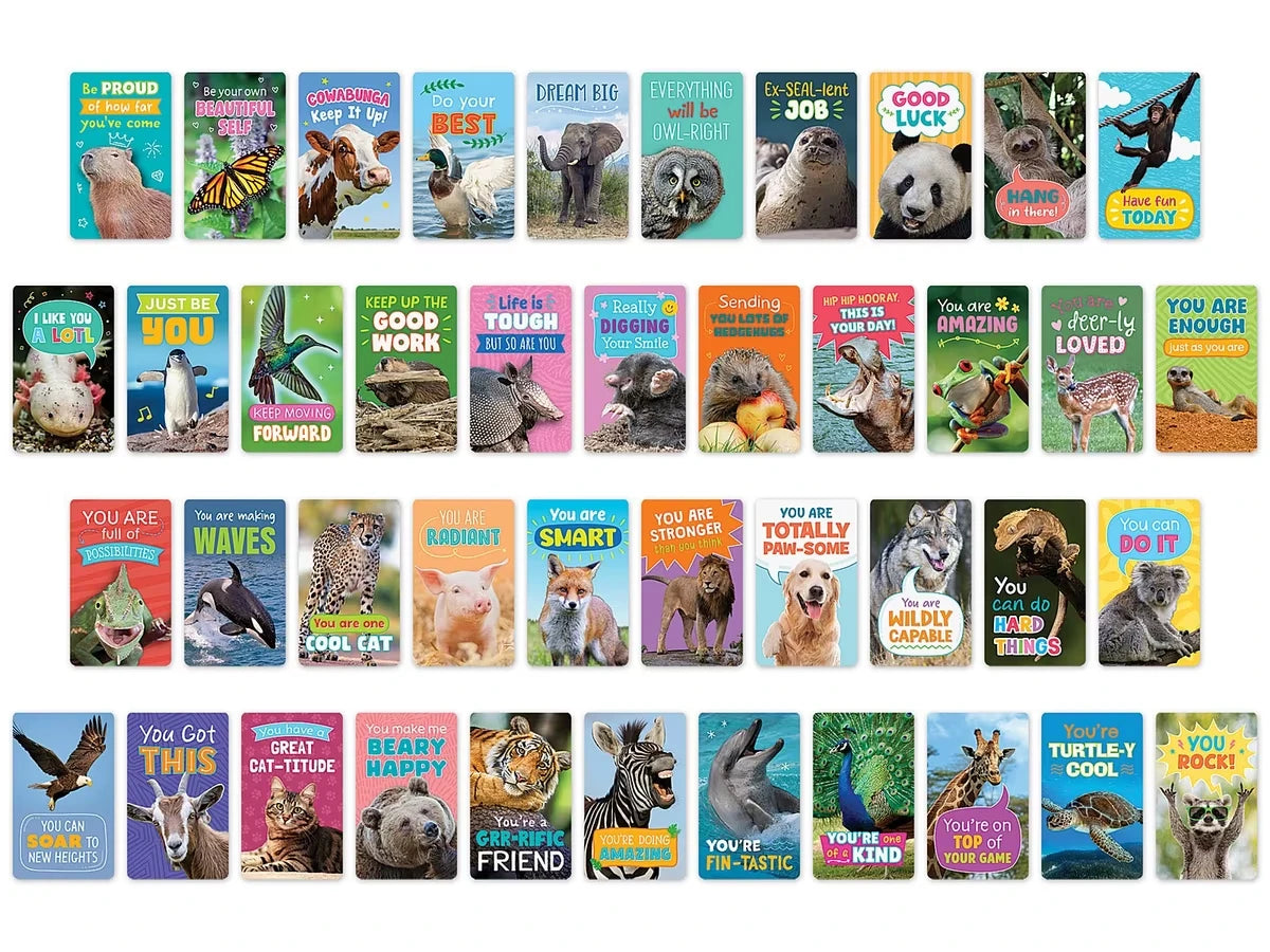 Go Wild Animal Encouragement Cards - US 6174
