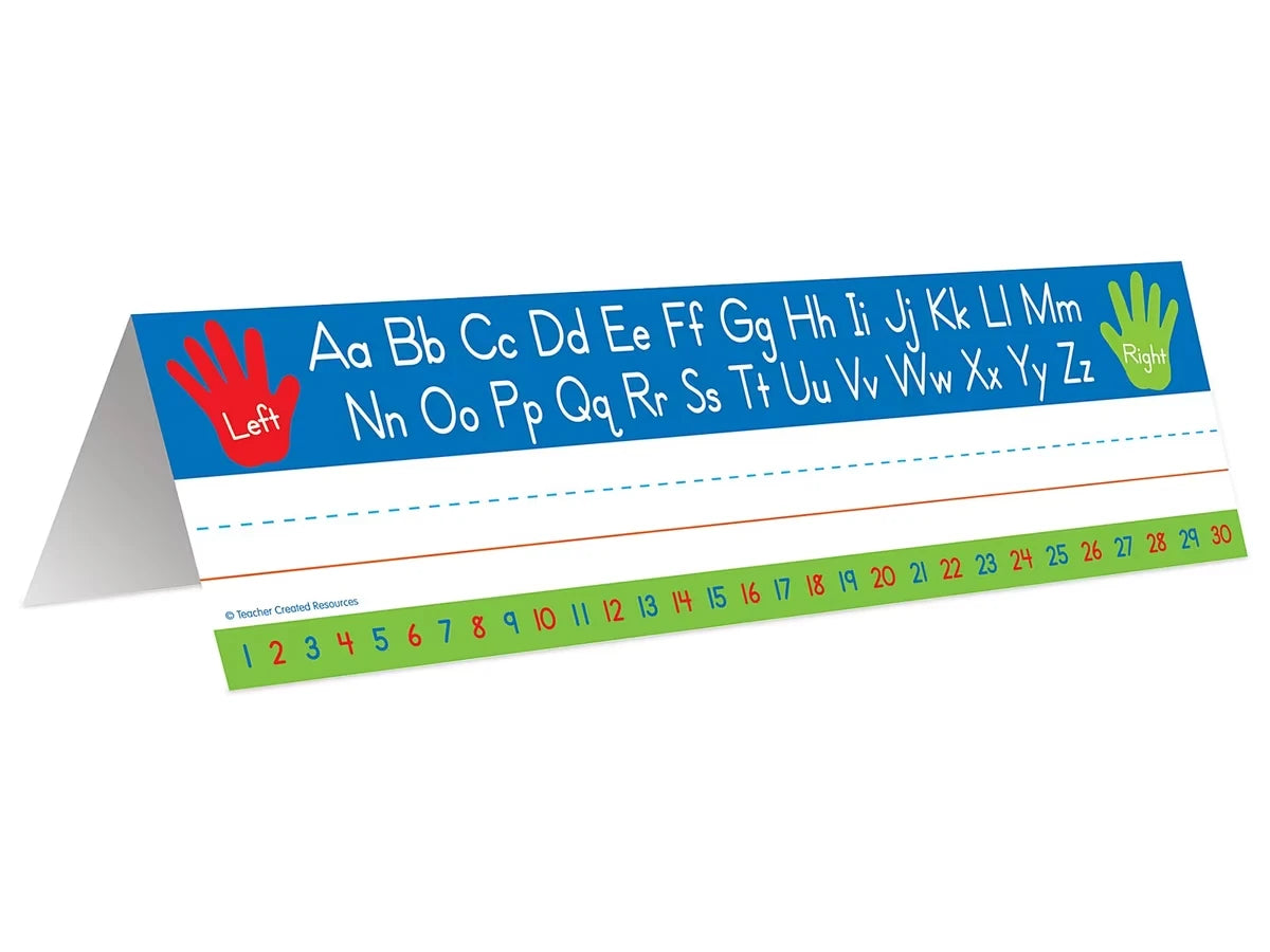 Alphabet Tented Reference Nameplates - Pre K-K - US 8757