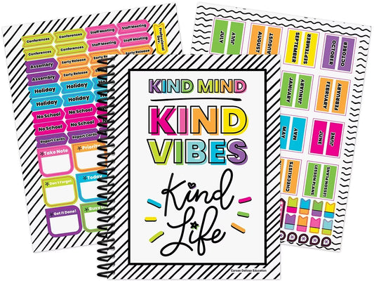 Kind Vibes Lesson Plan & Record Book - US 5810