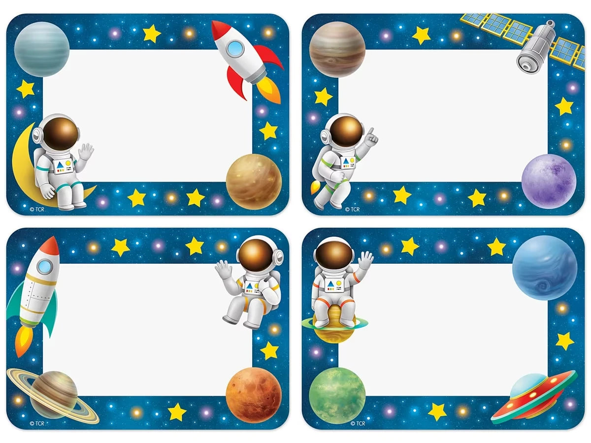 Outer Space Crew Name Tags - US 4564