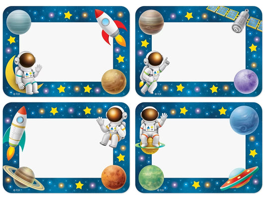 Outer Space Crew Name Tags - US 4564