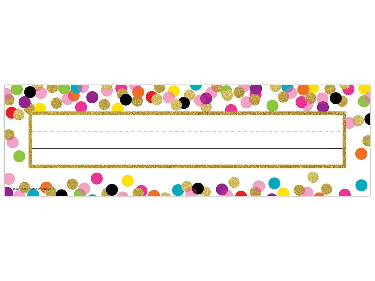 Confetti Nameplates - US 5699