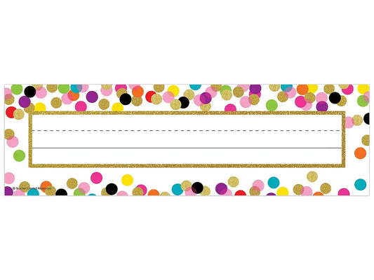 Confetti Nameplates - US 5699