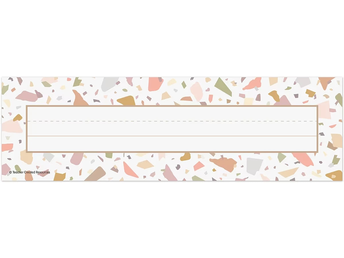 Terrazzo Tones Nameplates - US 6492