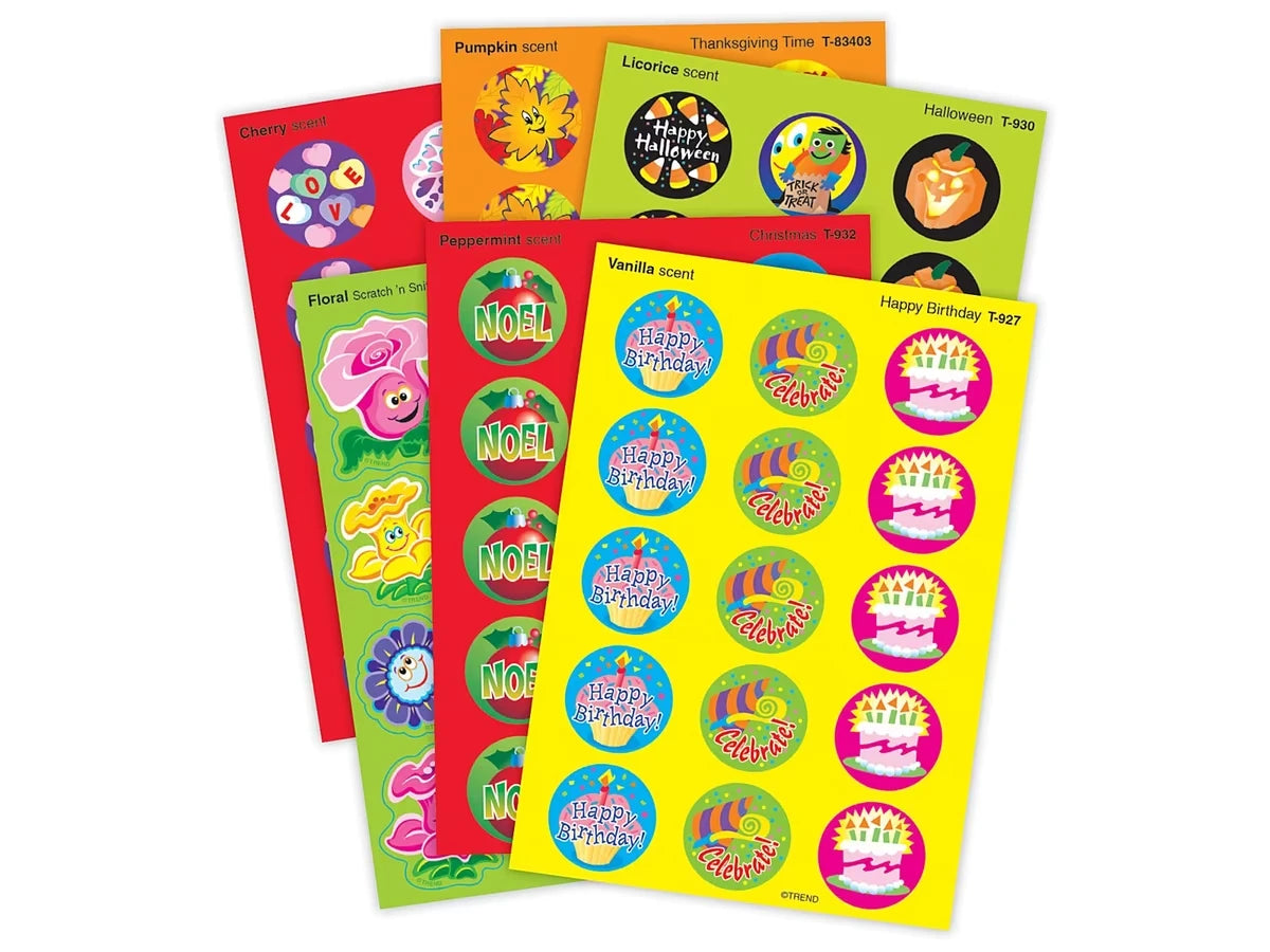 Seasons & Holidays Scented Stickers - Variety Pack - US 1450