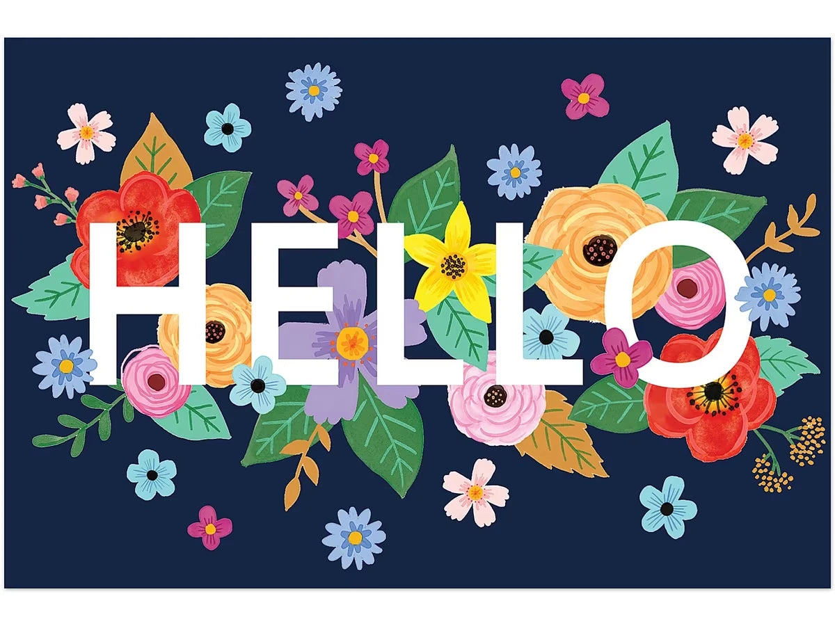 Wildflowers Hello Postcards - US 5650