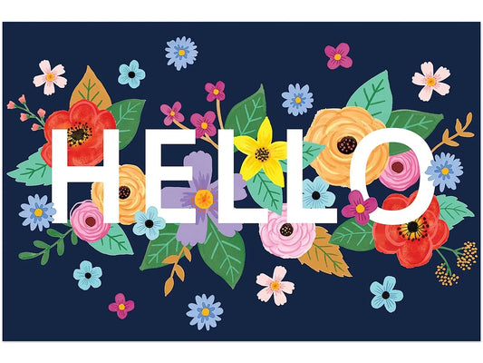 Wildflowers Hello Postcards - US 5650