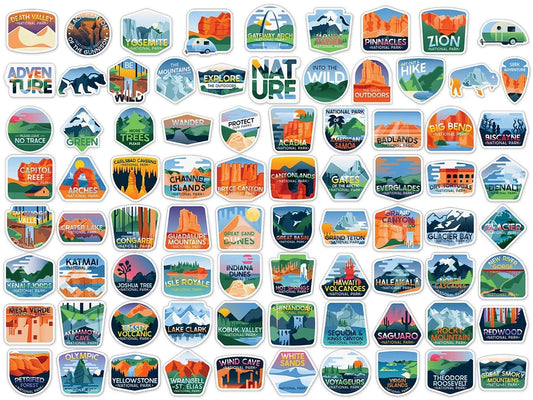 Adventure Vinyl Stickers - US 1012