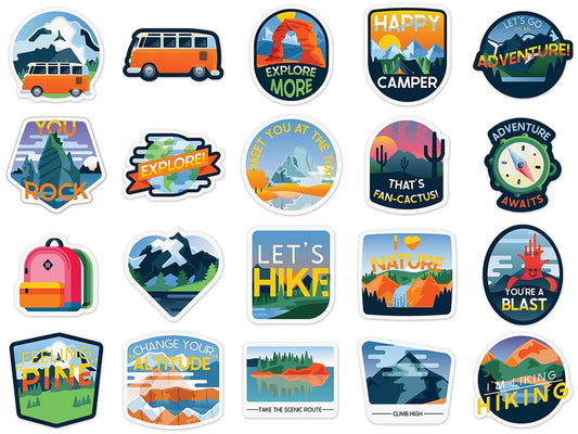 Adventure Vinyl Stickers - US 1012