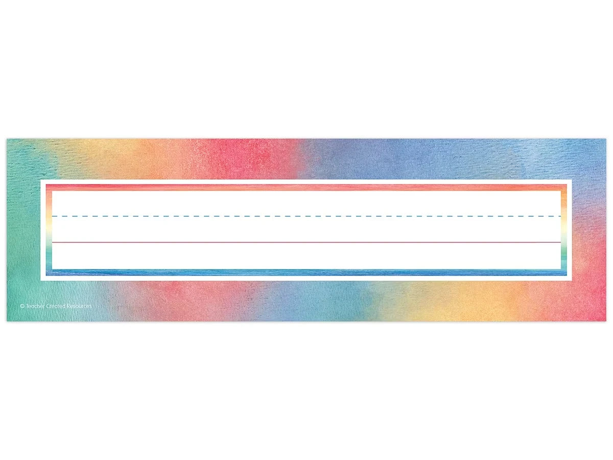 Watercolor Nameplates - US 6496