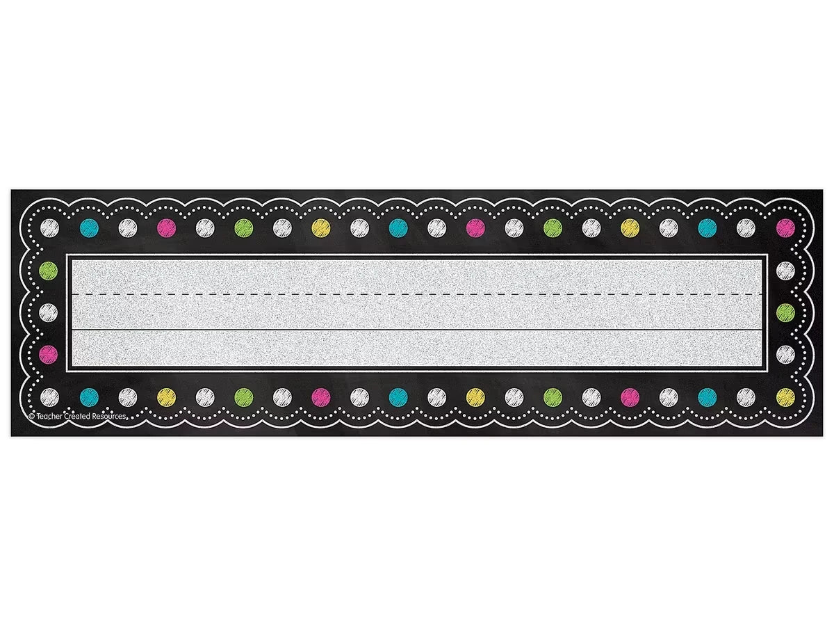 Chalkboard Brights Nameplates - US 6900