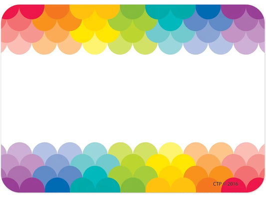 Painted Palette Rainbow Name Tags - US 1919