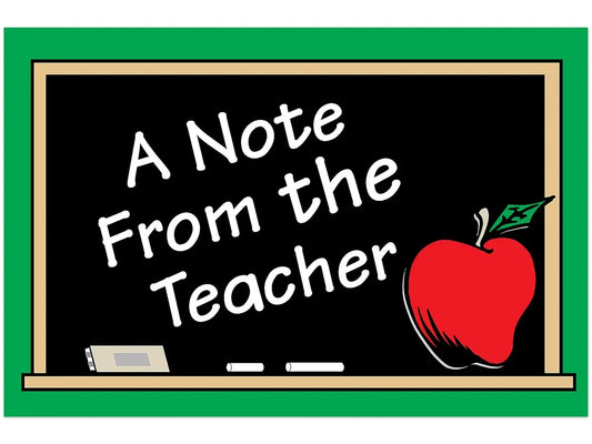 Teacher’s Note Postcards - US 9690
