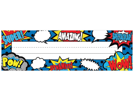 Superhero Nameplates - US 9526