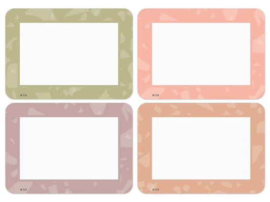 Terrazzo Tones Name Tags - Variety Pack - US 5170