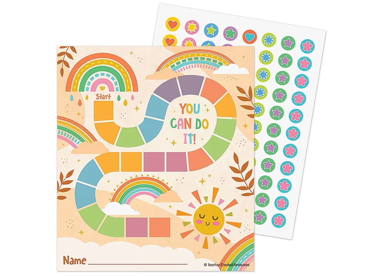 Sunshine Rainbow Reward Trackers with Stickers - US 5883