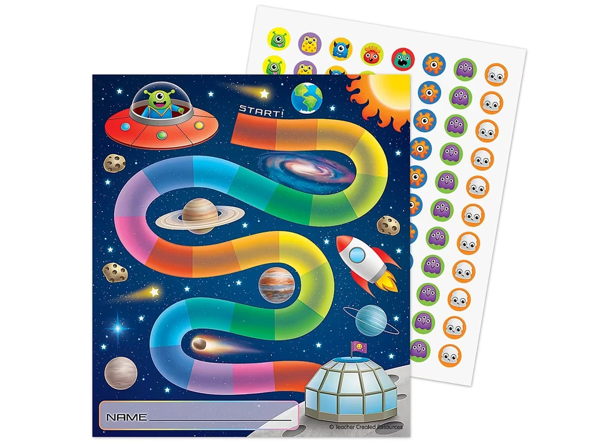 Out of This World Reward Trackers with Stickers - US 4323