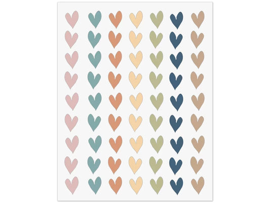 Everyone Is Welcome Heart Mini Stickers - US 3171