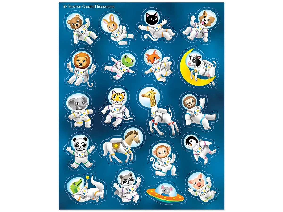 Outer Space Crew Animal Stickers - US 5772