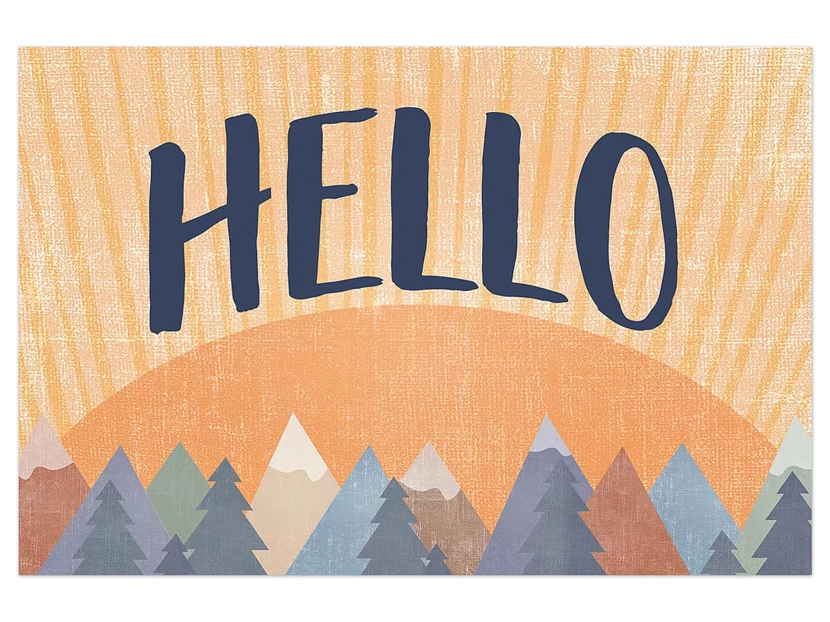 Moving Mountains Hello Postcards - US 1224