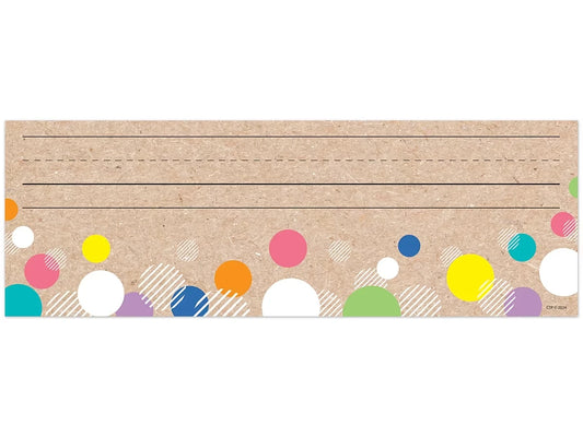 Krafty Pop! Colorful Bubble Nameplates - US 4885
