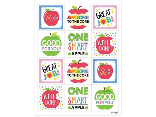 Apple Time Motivational Stickers - US 3764