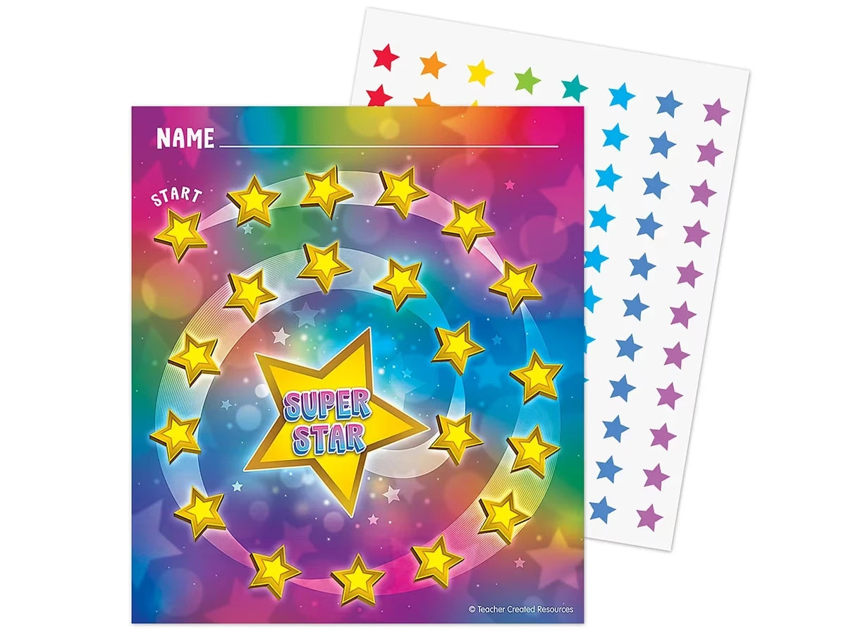 Super Star Reward Trackers with Stickers - US 5687