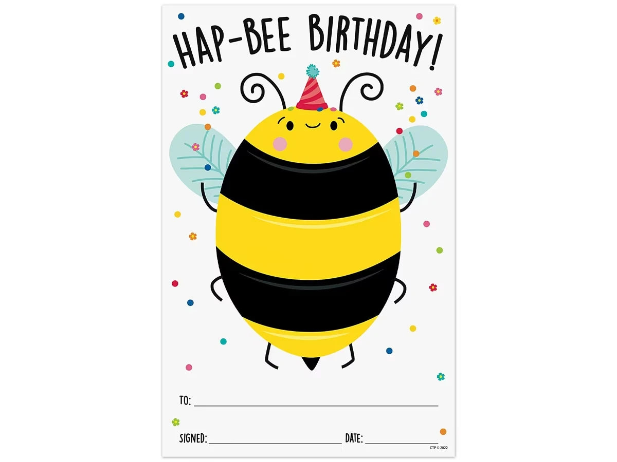 Hap-Bee Birthday! Certificates - US 5346