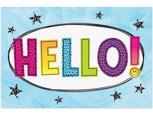 Brights 4Ever Hello Postcards - US 7810