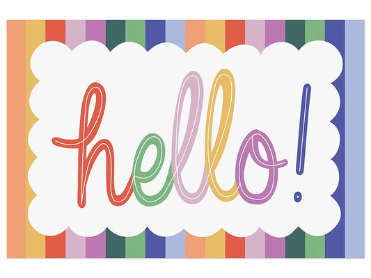 Color Crush Hello Postcards - US 2589
