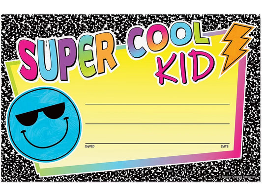Brights 4Ever Super-Cool Kid Certificates - US 2014