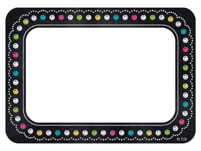 Chalkboard Brights Name Tags - US 9832