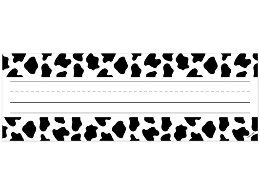 Farm Friends Cow Print Nameplates - US 3183