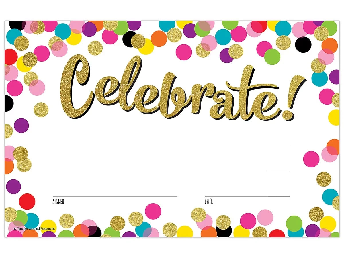 Confetti Celebrate! Awards - US 6486
