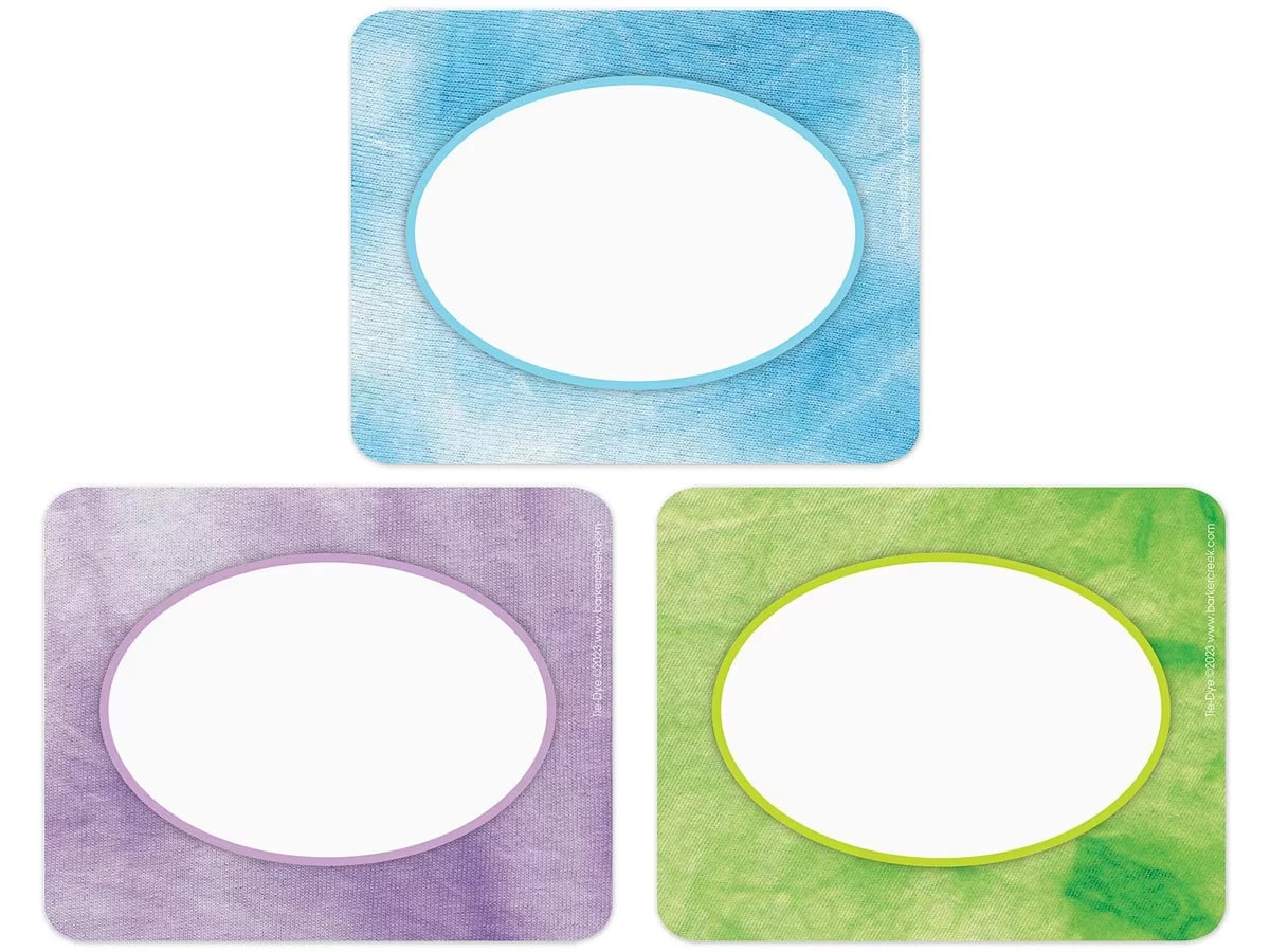 Tie-Dye Name Tags - US 7824