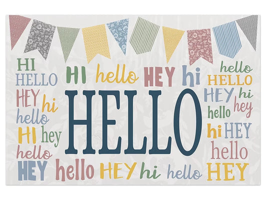 Classroom Cottage Hello Postcards - US 3586