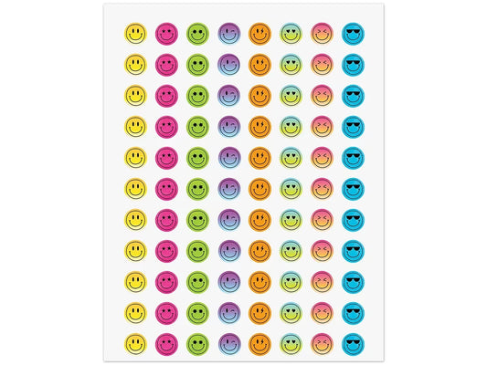 Brights 4Ever Smiley Face Mini Stickers - US 8586
