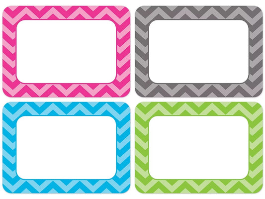 Chevron Name Tags - Variety Pack - US 1014