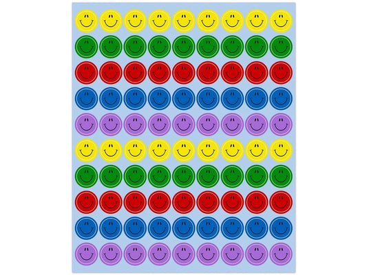Smiley Face Mini Stickers - US 9210