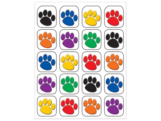 Paw Print Stickers - US 5199