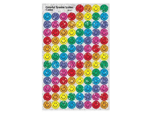 Sparkling Smiley Face Mini Stickers - US 5453