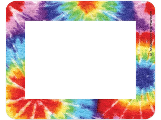 Retro Tie-Dye Name Tags - US 3476