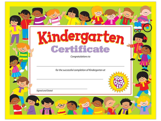 Kindergarten Graduation Certificates - US 4359